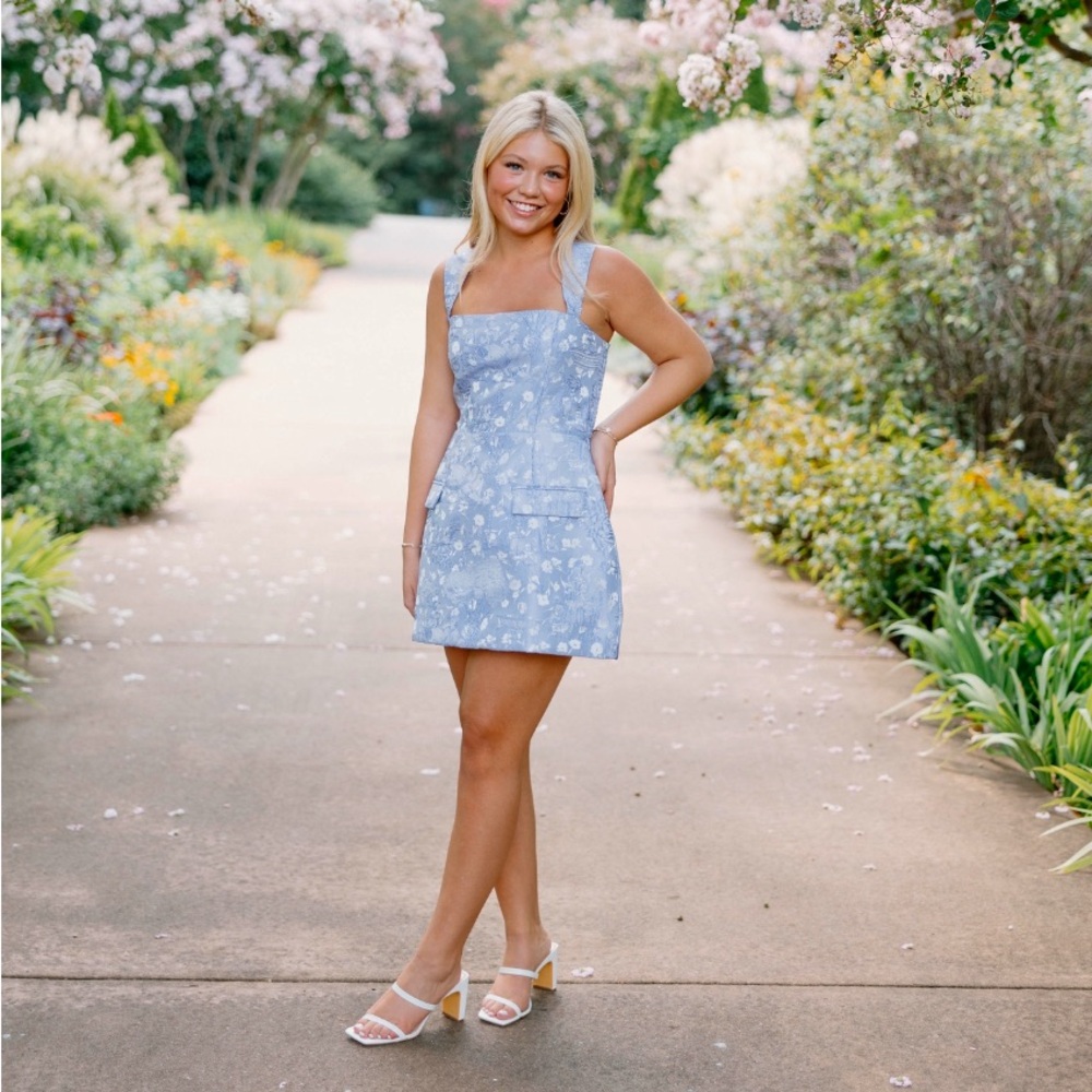 Amanda Uprichard x Hemline Mini Dress (Has shorts underneath)